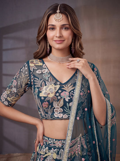 Latest Semi Stitched Lehenga Choli With Dupatta.