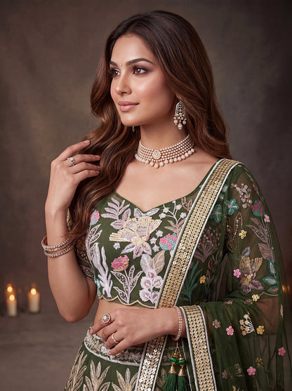 Latest Semi Stitched Lehenga Choli With Dupatta.