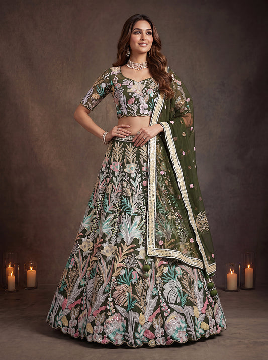 Latest Semi Stitched Lehenga Choli With Dupatta.