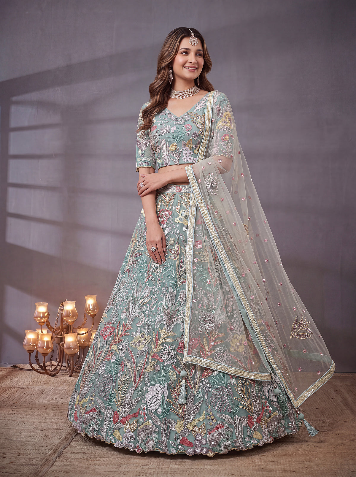 Latest Semi Stitched Lehenga Choli With Dupatta.