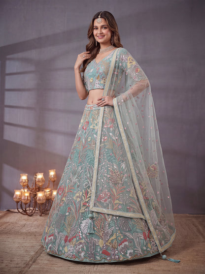 Latest Semi Stitched Lehenga Choli With Dupatta.