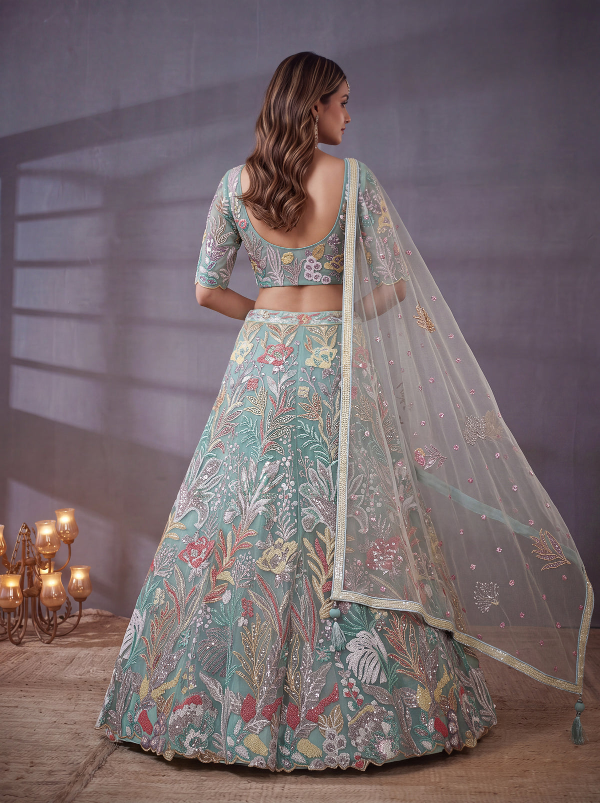 Latest Semi Stitched Lehenga Choli With Dupatta.