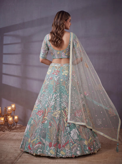 Latest Semi Stitched Lehenga Choli With Dupatta.