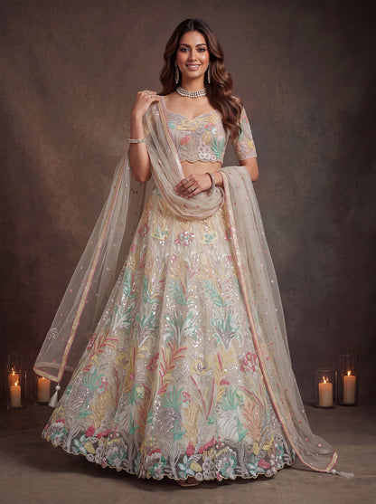 Latest Semi Stitched Lehenga Choli With Dupatta.