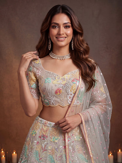 Latest Semi Stitched Lehenga Choli With Dupatta.
