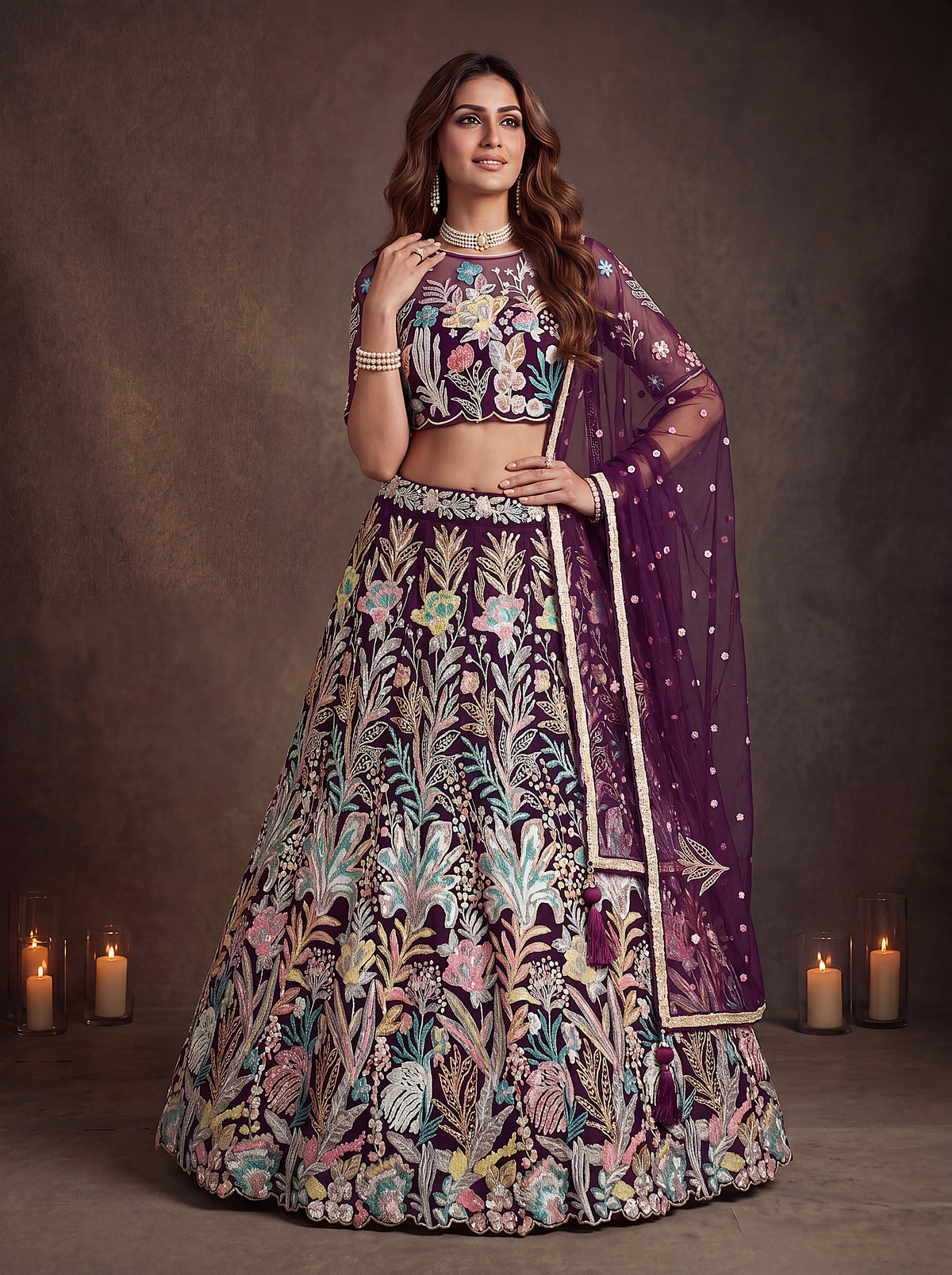 Latest Semi Stitched Lehenga Choli With Dupatta.