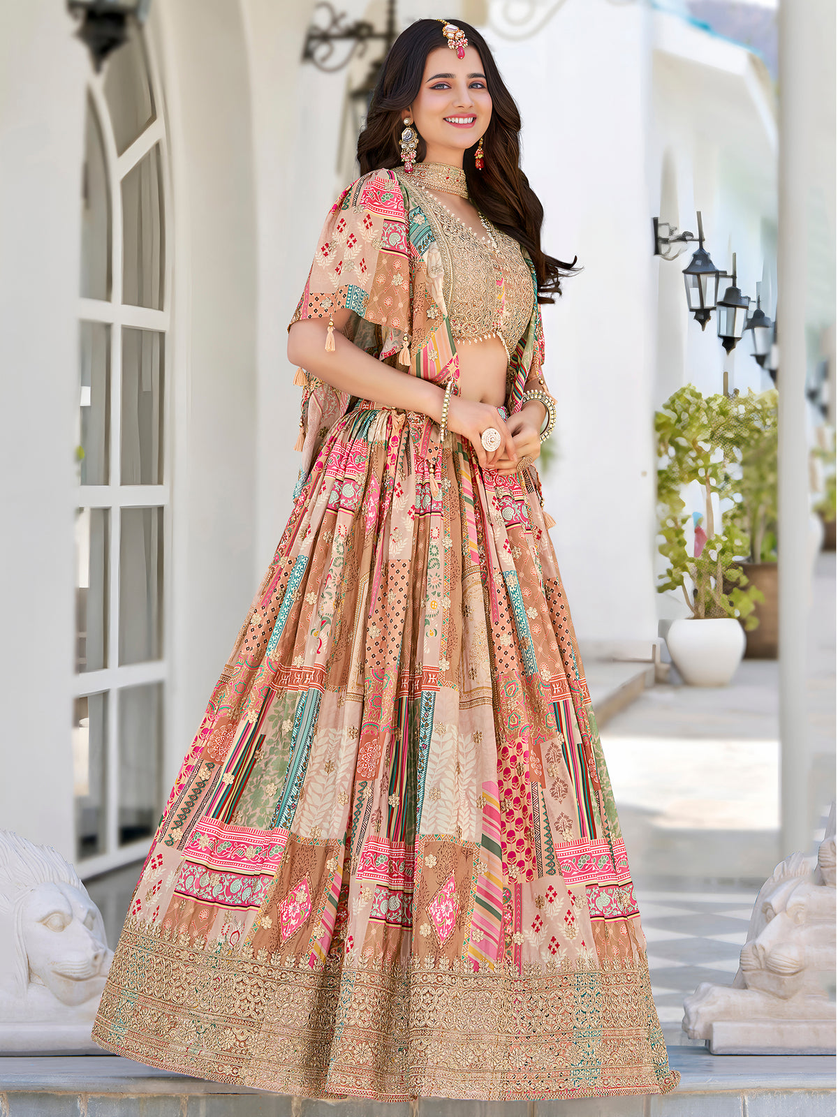 Latest Semi Stitched Lehenga Choli With Dupatta.