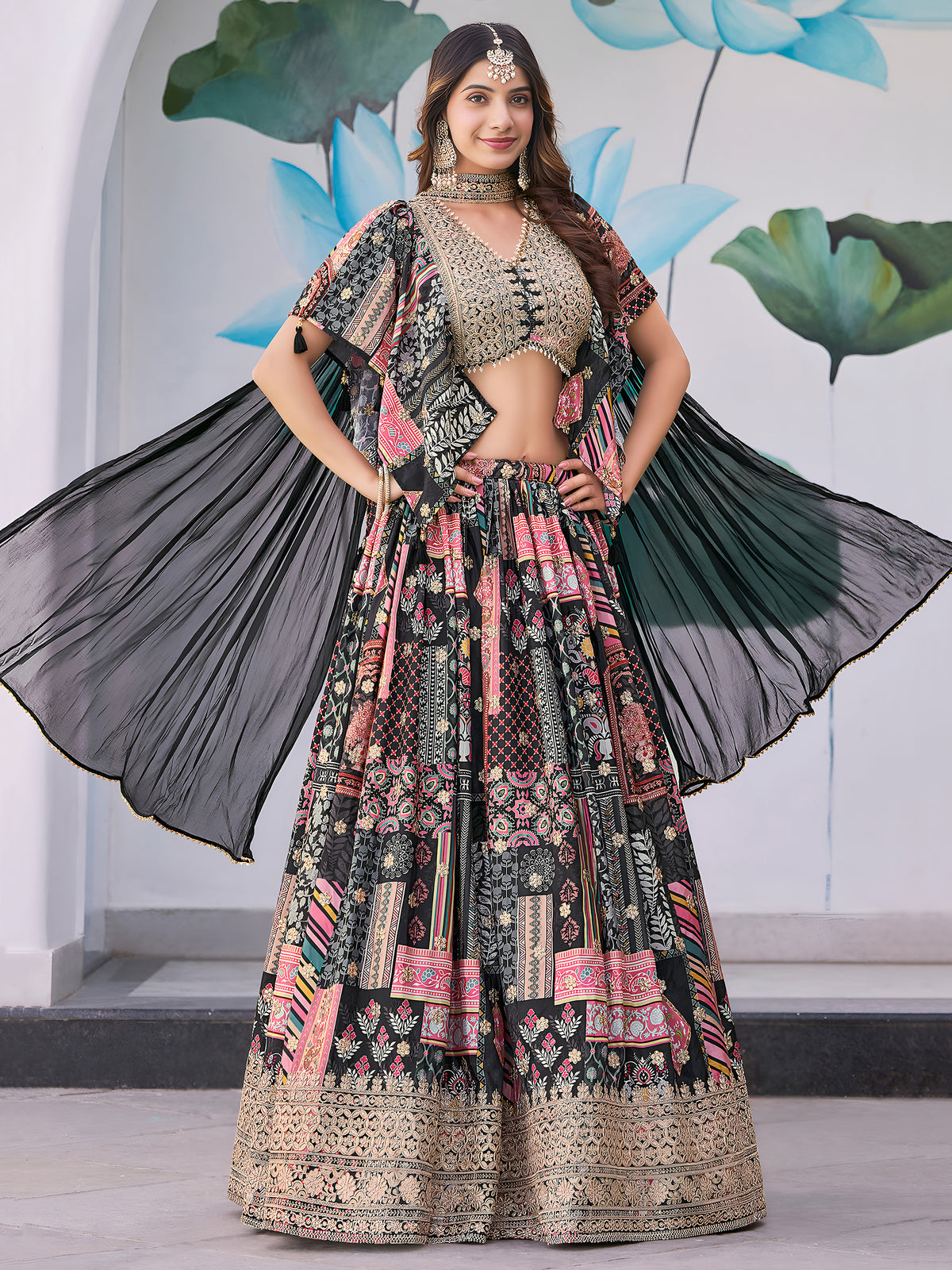 Latest Semi Stitched Lehenga Choli With Dupatta.