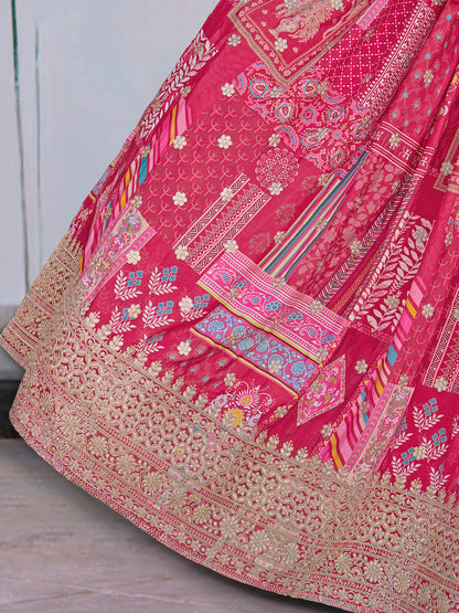 Latest Semi Stitched Lehenga Choli With Dupatta.
