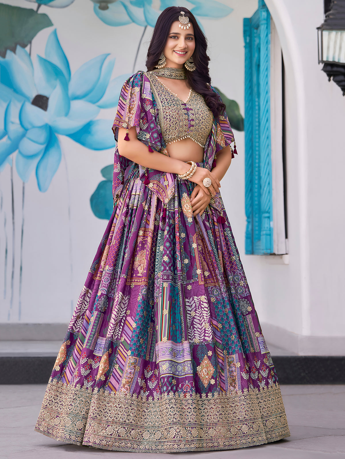 Latest Semi Stitched Lehenga Choli With Dupatta.