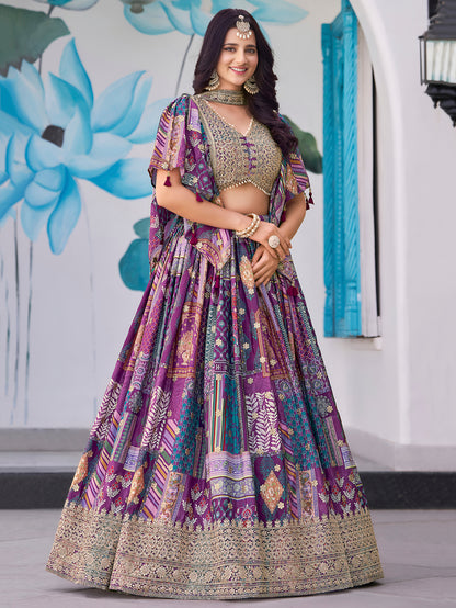 Latest Semi Stitched Lehenga Choli With Dupatta.