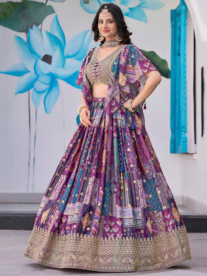 Latest Semi Stitched Lehenga Choli With Dupatta.