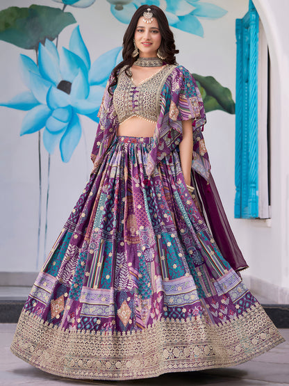 Latest Semi Stitched Lehenga Choli With Dupatta.