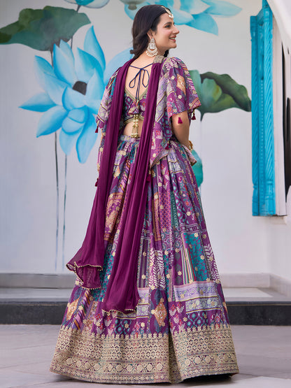 Latest Semi Stitched Lehenga Choli With Dupatta.