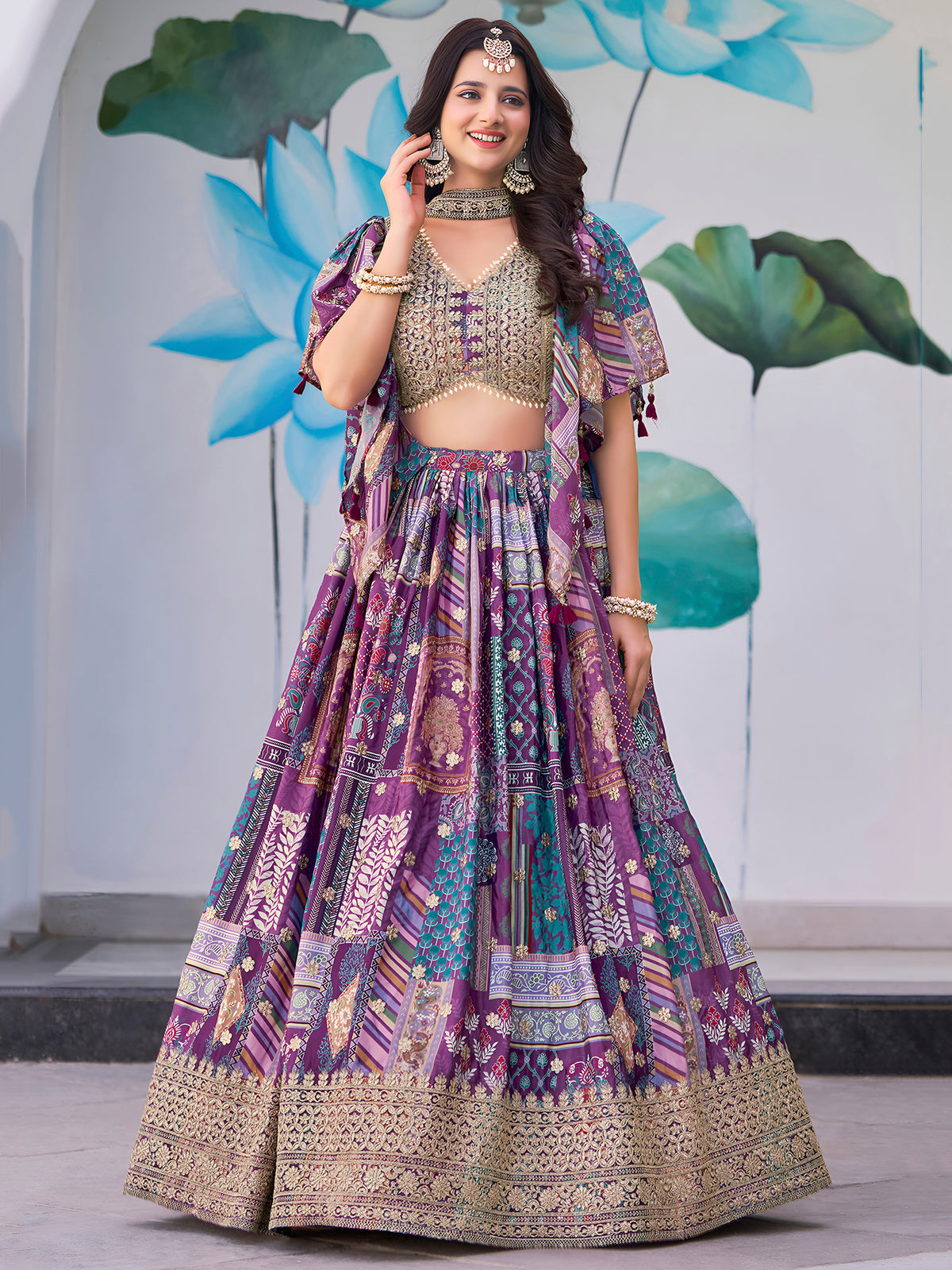 Latest Semi Stitched Lehenga Choli With Dupatta.