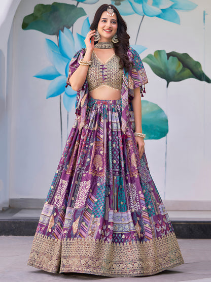 Latest Semi Stitched Lehenga Choli With Dupatta.