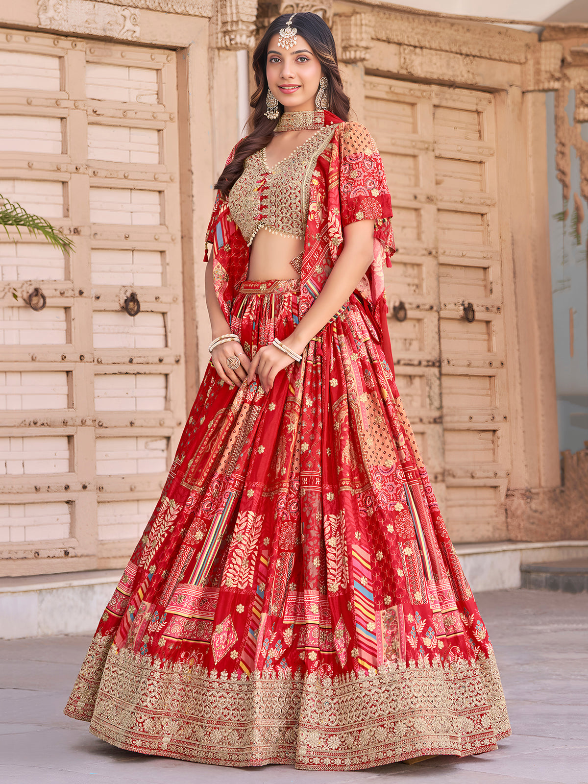 Latest Semi Stitched Lehenga Choli With Dupatta.