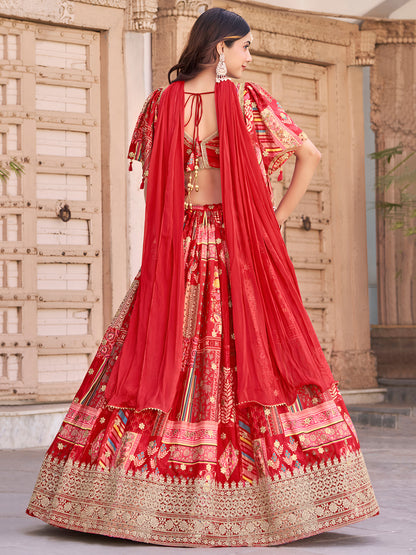 Latest Semi Stitched Lehenga Choli With Dupatta.