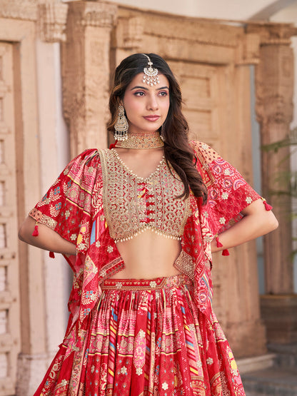 Latest Semi Stitched Lehenga Choli With Dupatta.