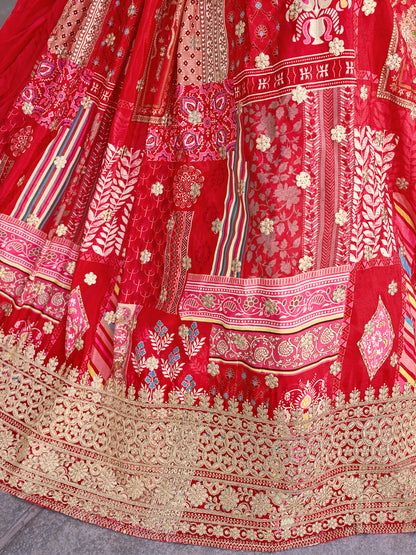 Latest Semi Stitched Lehenga Choli With Dupatta.