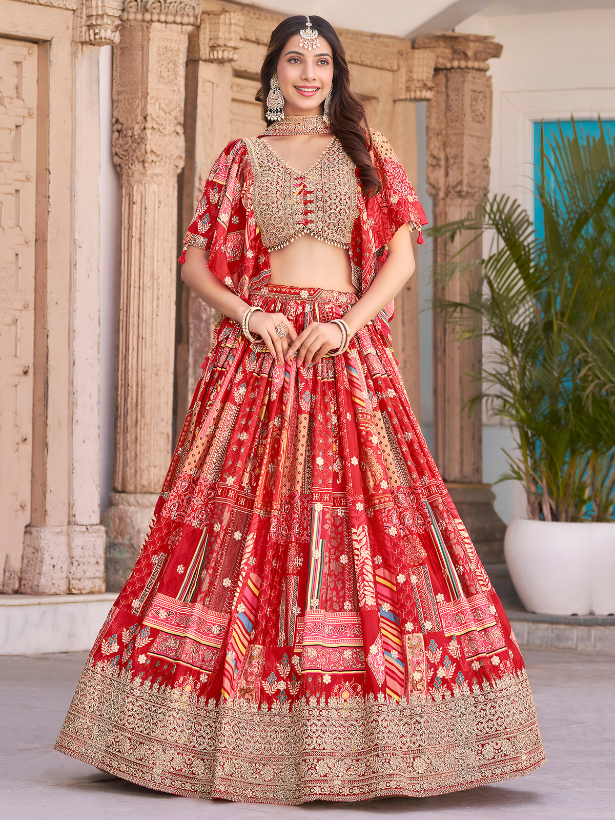 Latest Semi Stitched Lehenga Choli With Dupatta.