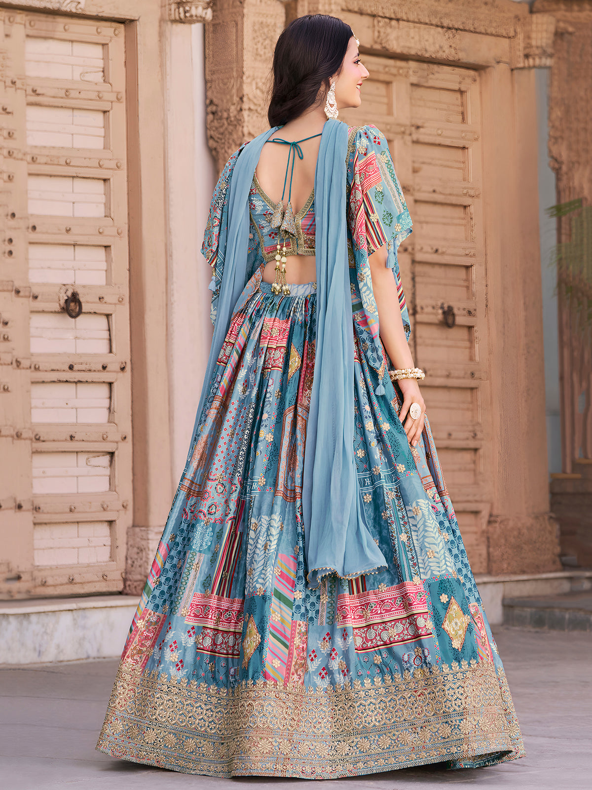 Latest Semi Stitched Lehenga Choli With Dupatta.