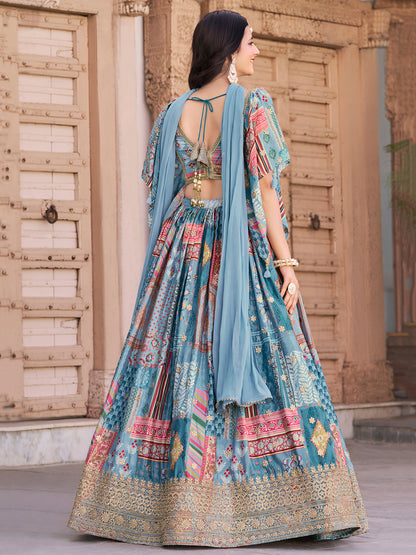 Latest Semi Stitched Lehenga Choli With Dupatta.