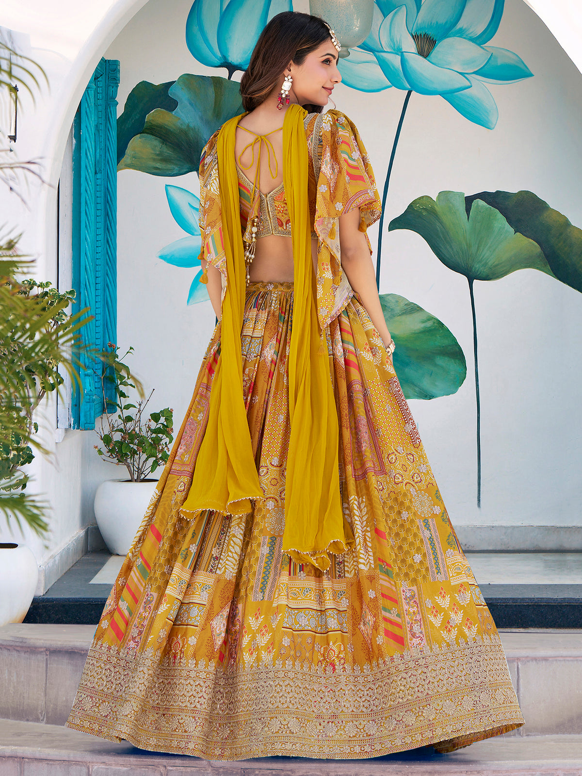 Latest Semi Stitched Lehenga Choli With Dupatta.