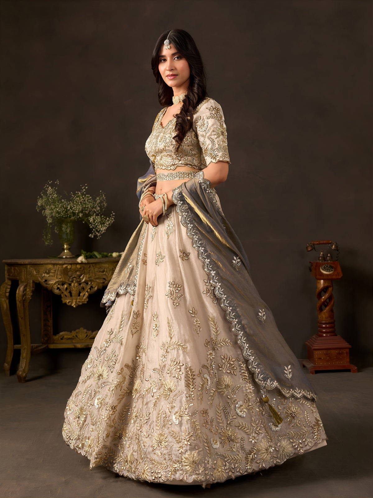Latest Semi Stitched Lehenga Choli With Dupatta.