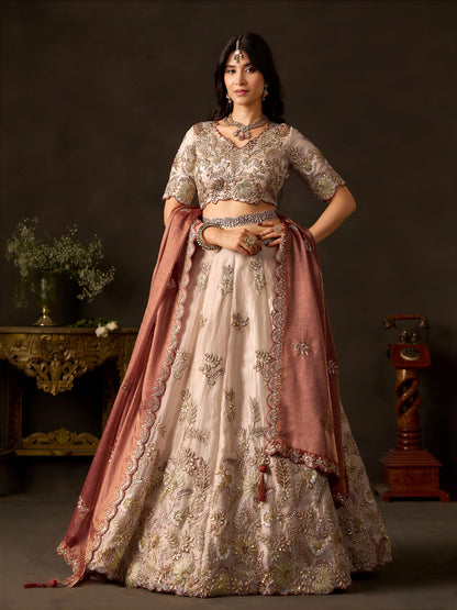 Latest Semi Stitched Lehenga Choli With Dupatta.