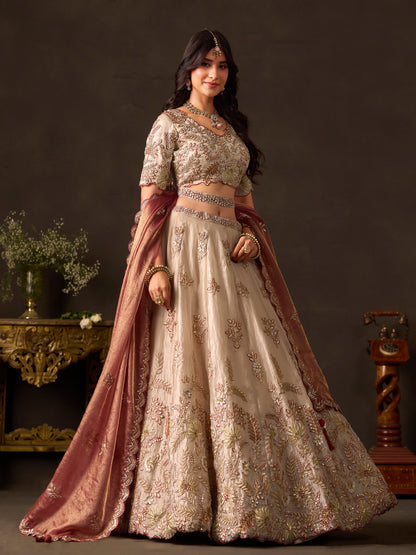 Latest Semi Stitched Lehenga Choli With Dupatta.