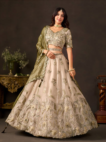 Latest Semi Stitched Lehenga Choli With Dupatta.