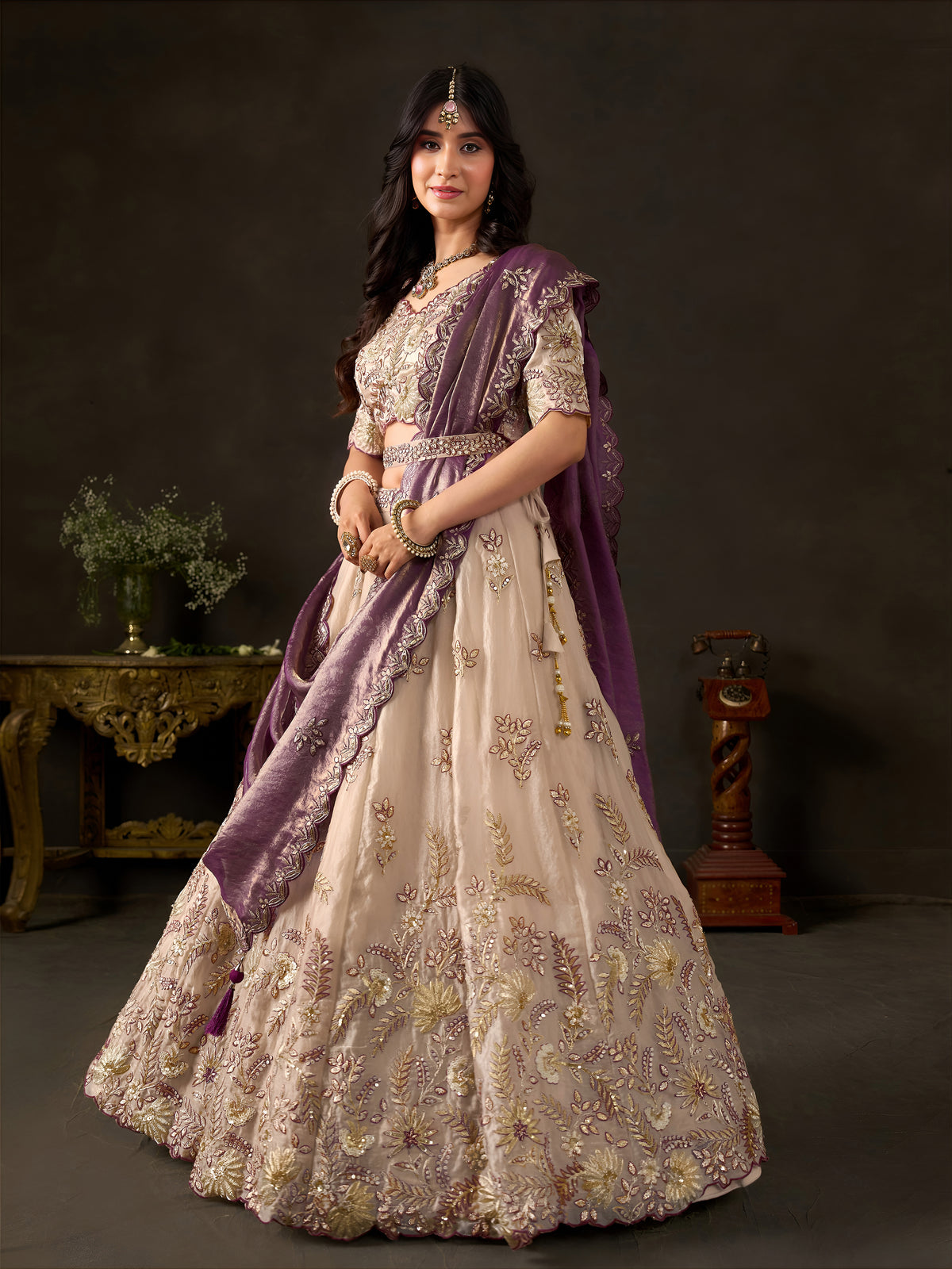 Latest Semi Stitched Lehenga Choli With Dupatta.