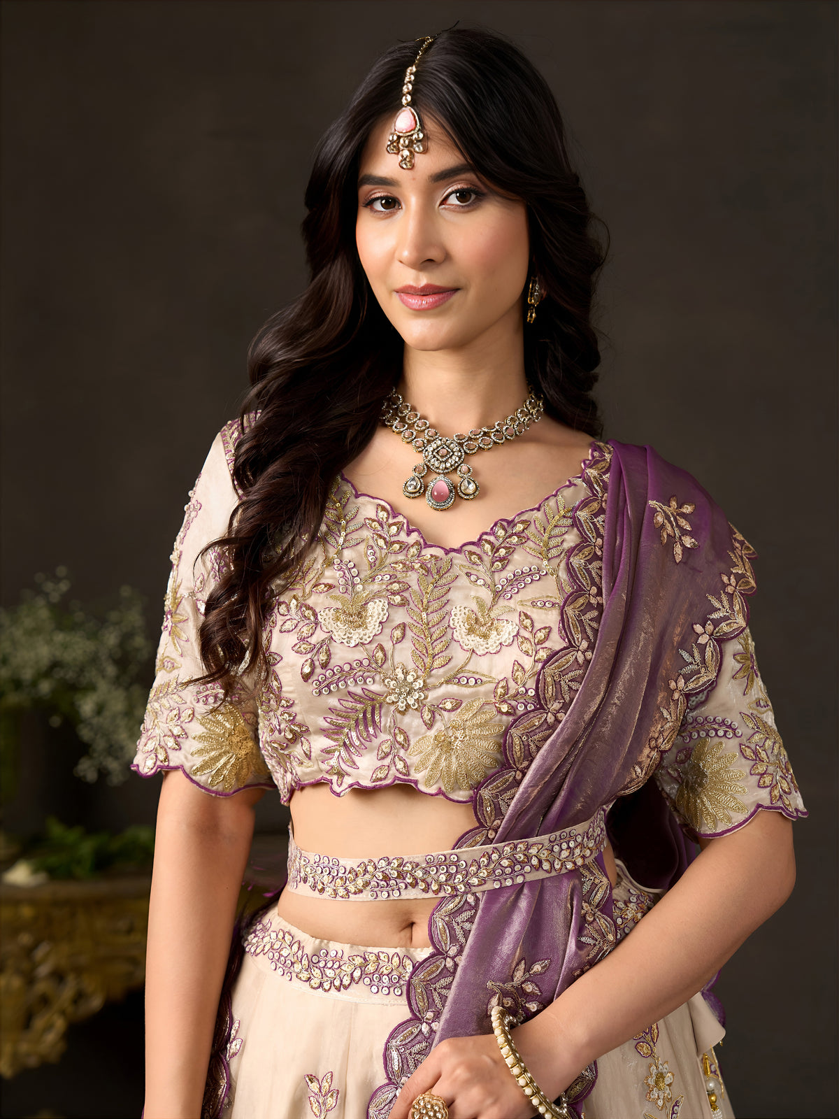 Latest Semi Stitched Lehenga Choli With Dupatta.