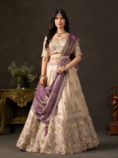Latest Semi Stitched Lehenga Choli With Dupatta.