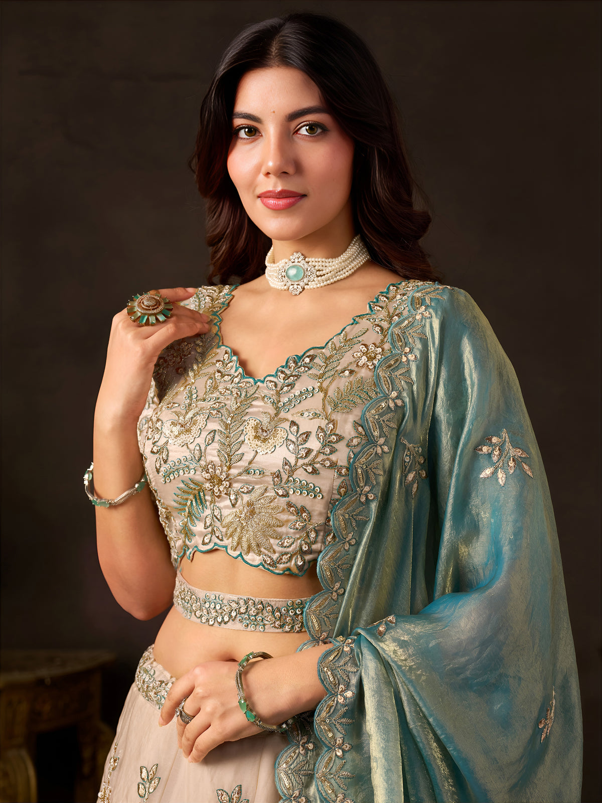 Latest Semi Stitched Lehenga Choli With Dupatta.