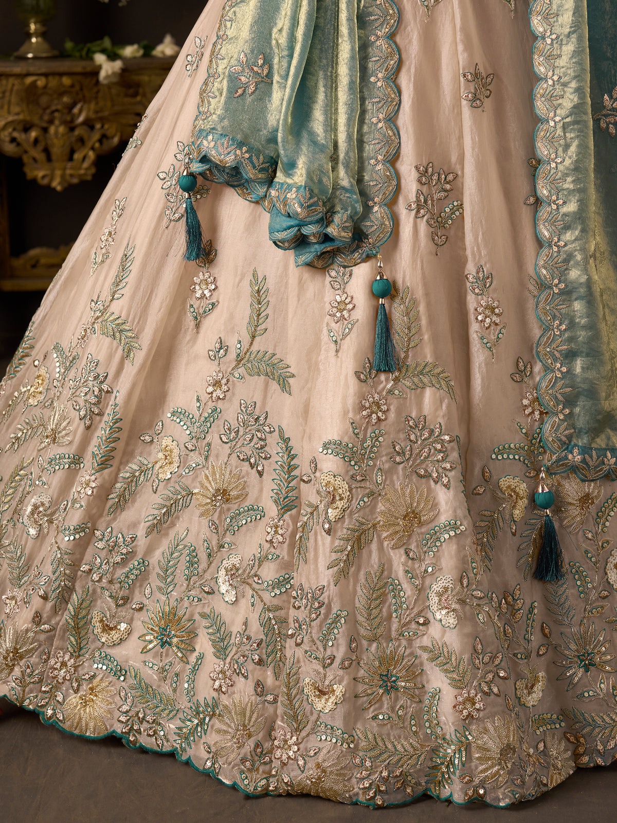 Latest Semi Stitched Lehenga Choli With Dupatta.