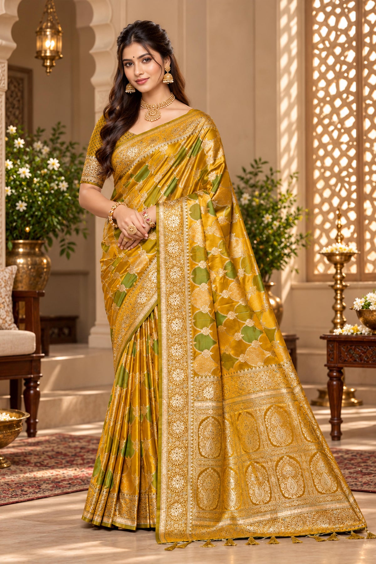 Catalogue Designer Satin Silk Saree