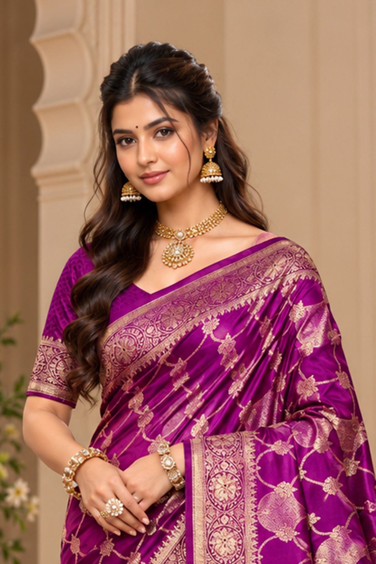 Catalogue Designer Satin Silk Saree
