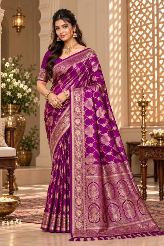 Catalogue Designer Satin Silk Saree