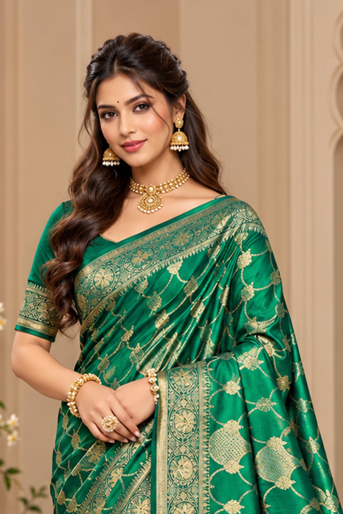 Catalogue Designer Satin Silk Saree
