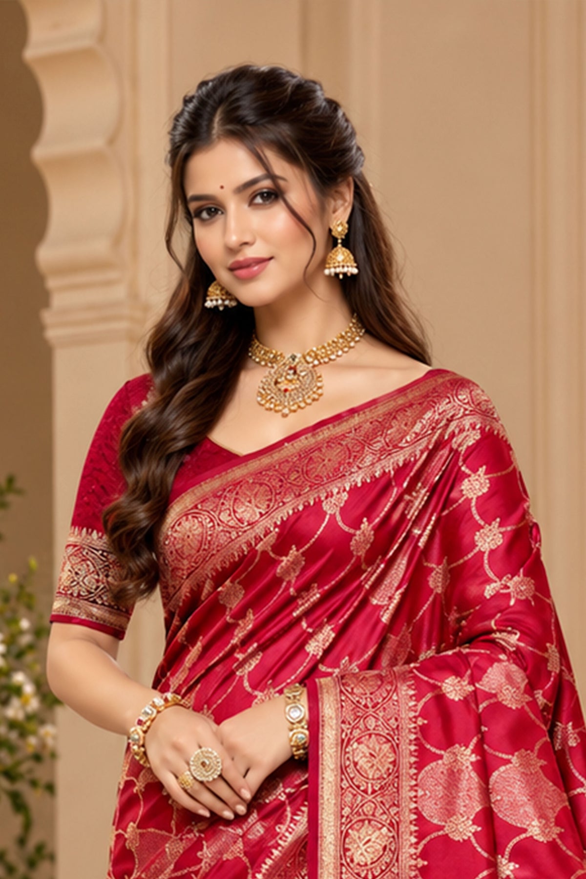 Catalogue Designer Satin Silk Saree