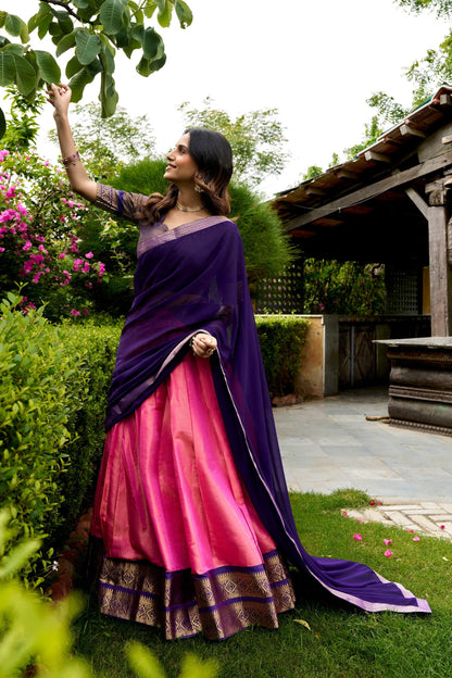 Latest Semi Stitched Lehenga Choli With Dupatta.