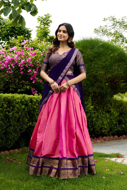 Latest Semi Stitched Lehenga Choli With Dupatta.