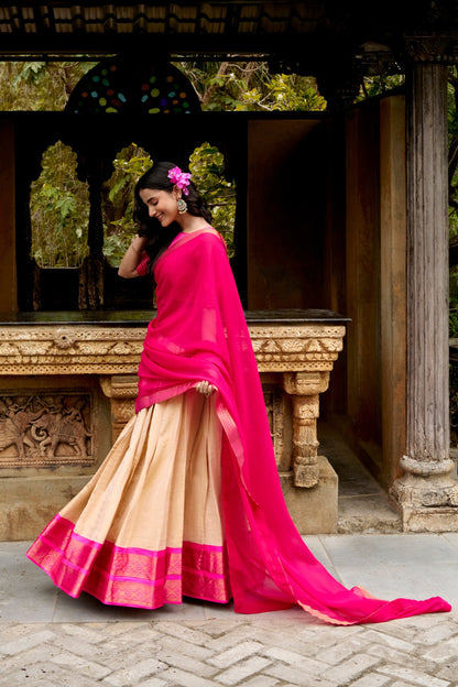 Latest Semi Stitched Lehenga Choli With Dupatta.
