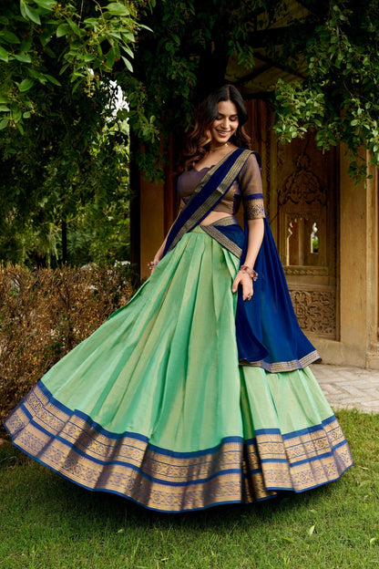 Latest Semi Stitched Lehenga Choli With Dupatta.
