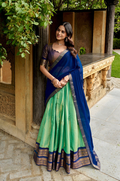 Latest Semi Stitched Lehenga Choli With Dupatta.