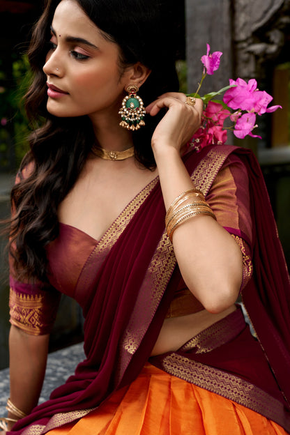 Latest Semi Stitched Lehenga Choli With Dupatta.