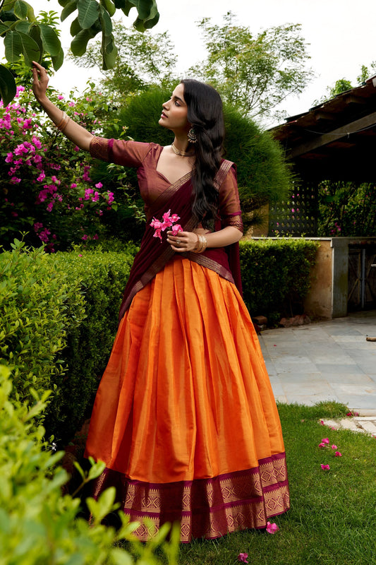 Latest Semi Stitched Lehenga Choli With Dupatta.