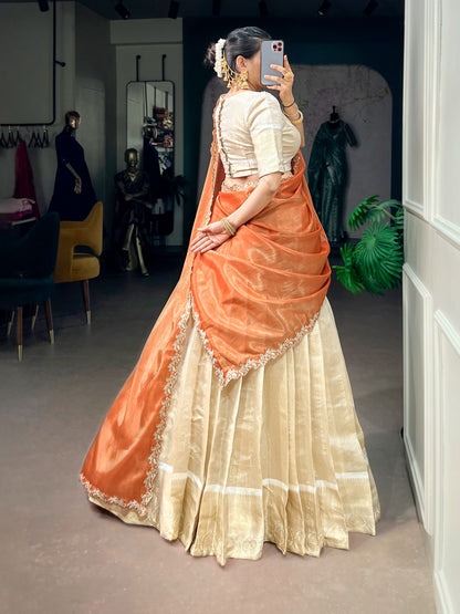 Latest Semi Stitched Lehenga Choli With Dupatta.